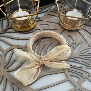Beige Bracelet with Bow